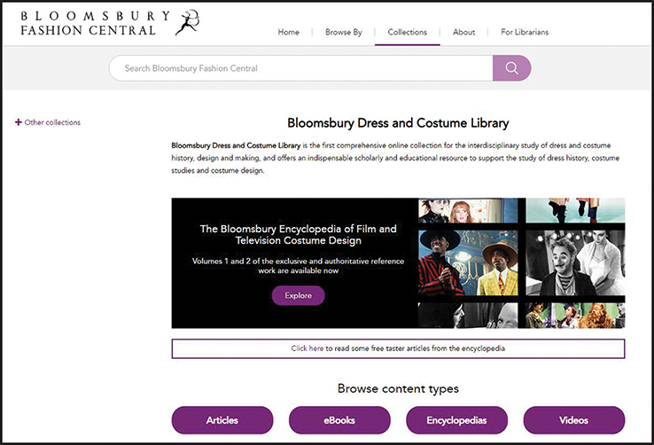 Bloomsbury Dress and Costume Library | eReviews