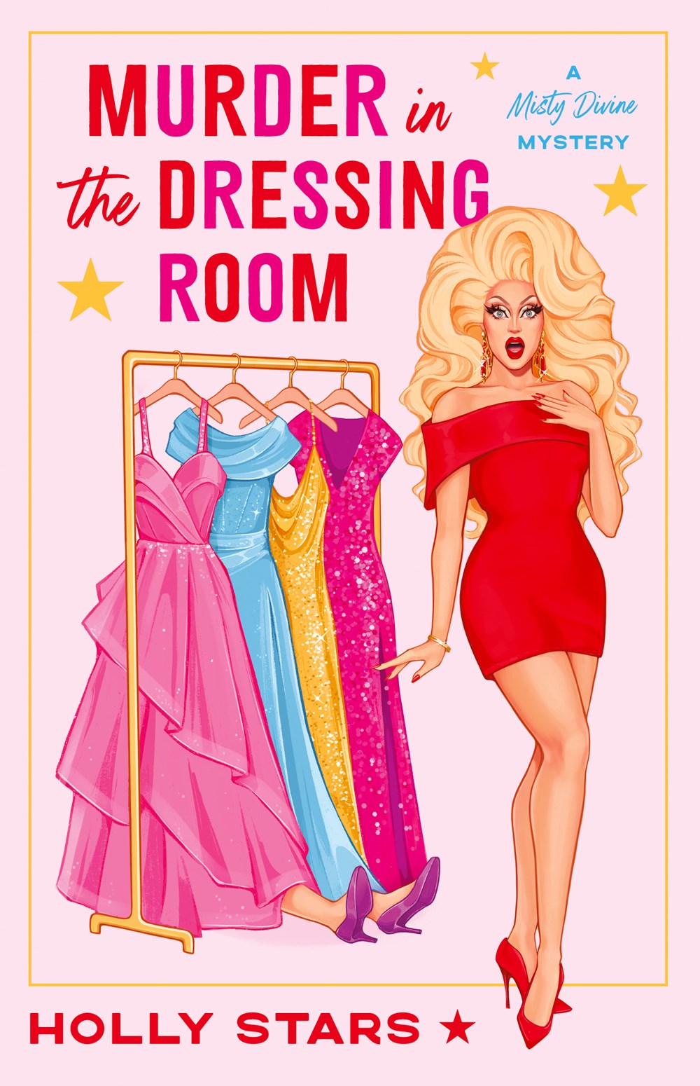 'Murder in the Dressing Room' by Holly Stars | Mystery Debut of the Month