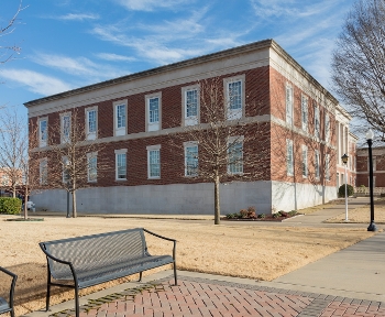 exterior, Isaac C. Parker Federal Building, Arkansas