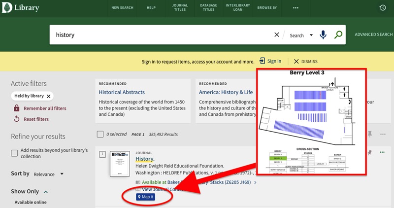 Transforming Library Navigation and Collection Access with StackMap